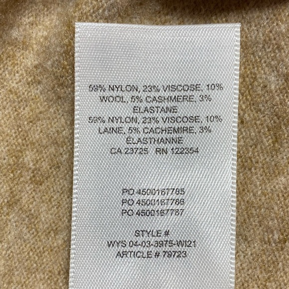 Aritzia Wilfred Wool & Cashmere Blend Santorini Soft Buttoned Cardigan Size XS - Picture 14 of 14